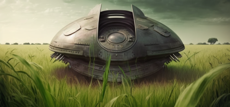 UFO w trawie